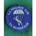 1980`S CIVILIAN PARA CLUB BADGE-USED BY SA RECCE FOR TRAINING-DESCRIBED IN THE BOOK-SPECIAL FORCES-T