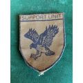 RHODESIA BSAP SUPPORT UNIT PATCH-2ND PATTERN-WORN 1970`S-80