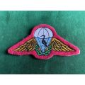 CISKEI PARACHUTE TRAINING CENTRE/SCHOOL BERET BADGE-WORN BY ALL EXCEPTS OFFICERS
