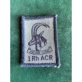 1 RHODESIAN ARMOURED CAR REGIMENT BADGE FOR CAMOUFLAGE CAP -WORN 1970`S-1980