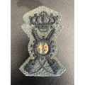 ITALIAN WW2 CAP BADGE FOR INFANTRY DIVISION -19 REGIMENT