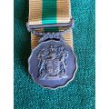 MINIATURE GOOD SERVICE MEDAL,BRONZE-1975- 10 YEARS