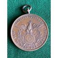 ITALIAN WW2 BRONZE SHOOTING COMPETITION MEDAL-AWARDED BY THE ITALIAN ARMY-DIAMETER 30 MM