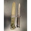 USA WW2 M4 CAMILLUS BAYONET FOR THE M1 CARBINE-GOOD CONDITION,CONSIDERING AGE