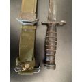 USA WW2 M4 CAMILLUS BAYONET FOR THE M1 CARBINE-GOOD CONDITION,CONSIDERING AGE