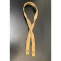 ORIGINAL BRITISH LEE-ENFIELD ,CANVAS .303 RIFLE SLING WITH BRASS ENDS