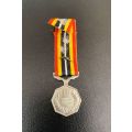 SOUTHERN AFRICA MEDAL-MINIATURE-SAM 1987-1990-WITH RIBBON DEVICE HONOURABLE MENTION IN DISPATCHES