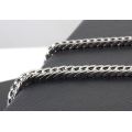 66cm 316L Stainless Steel 7mm Figaro Link Chain Necklace for Men in Complimentary Gift Box