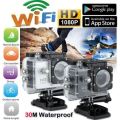2" WI-FI HDMI HDR 1080P Action Sport Cam - Waterproof, LCD Screen, Remote Control FULL SET
