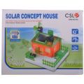 Educational Learn While Building Your Own Solar Powered House - LED Sign Display, Sound, Windmill