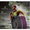 Bluetooth Smartwatch & Fitness Bracelet with Pedometer for Samsung & Android Phones BLACK