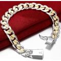 Solid Stainless Steel Chain Bracelet for Men in Complimentary Gift Box