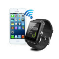 U80 Bluetooth Smartwatch - iPhone, Android, Pedometer, Sleep Monitor, Drink Reminder etc - Black