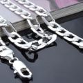 Elegant Stainless Steel Link Chain Necklace for Men in Complimentary Gift Box