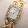 Elegant & Attractive Ladies Rose Gold Austrian Crystal CALDI Quartz Dress Watch in Gift Box