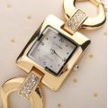 Elegant & Attractive Rose Gold With Austrian Crystal Ladies Bracelet Wrist Watch