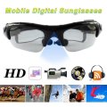 DVR Camera & Cam Recorder Sunglasses with Micro SD Slot, Carry Case, USB Data & Charging Cable Ect.