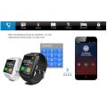 Bluetooth Smartwatch - iPhone, Android, Pedometer, Sleep Monitor, Drink Reminder etc - Black
