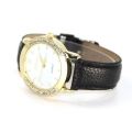 Luxury Leather Geneva Crystal Quartz Wrist Watch in Complimentary Gift Box
