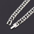 Elegant Men's 6mm Stainless Steel Link Chain Bracelet in Complimentary Gift Box