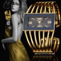 Elegant & Stylish Ladies Gold CANSNOW Bracelet Wrist Watch