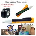 3 IN 1 Electric Voltage Tester & 2 Rolls of Insulation Tape FREE