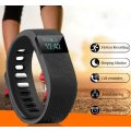 Bluetooth Smartwatch & Fitness Bracelet with Pedometer for Samsung & Android Phones BLACK