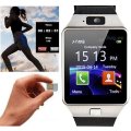 Smart Watch Phone -  SIM CARD, Bluetooth, Camera, Sleep Monitor, SD Card, MP3 etc. - Silver