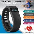 Bluetooth Smart watch Fitness Bracelet - HEART RATE Monitor, Fitness Tracker, Calorie Counter -GREEN