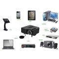 HD 1080P LED Multimedia Projector & Home Theater Cinema With Remote- HDMI, AV, TV, VGA, USB, SD, WTC