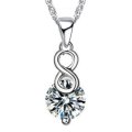 Elegant 925 Sterling Silver Cubic Zirconia Jewelry Set in Complimentary Gift Box