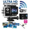 4K Ultra HD WIFI Action Sport DVR & Camera - HDMI, Waterproof, 170 Degree Wide Angle Lens & More