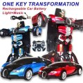 Large Buggati Remote Control TRANSFORMER Robot Car, Transforms in 1 Button - With Music & Lights