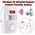 High Quality Wireless Infrared Motion Sensor Alarm With 2 Key Chain Infrared Remote Controls
