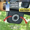 Vehicle Solar Powered Auto Ventilation System - Replace Hot Air With Cool Air at All Times
