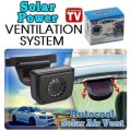 Vehicle Solar Powered Auto Ventilation System - Replace Hot Air With Cool Air at All Times