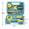 8 Piece Combination Tool Set - Quality Carbon Steel Tools All Compact in a Case