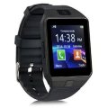 Black Smart Watch Phone -  SIM CARD, Bluetooth, Camera, Sleep Monitor, SD Card, MP3 etc.
