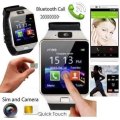 Smart Watch Phone -  SIM CARD, Bluetooth, Camera, Sleep Monitor, SD Card, MP3 etc. - Silver