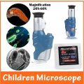 20x - 60x Educational Children's Portable LED Microscope Kit