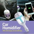 180 Degree, 12V Car Humidifier Aromatherapy With USB Charger to Charge Your Phone & Devices
