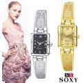 Elegant Ladies SOXY Quartz Wrist Watch in Gold or Silver in a Complimentary Gift Box