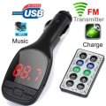 Bluetooth MP3 Music Player, FM Transmitter & Remote, Hands-free Calls, Supports SD/MMC/USB/CD/DVD