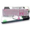 Super Slim 2.4 Ghz Wireless Keyboard, Mouse, Silicone Protective Skin & USB Receiver Combo