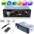 LED Car Radio & Remote - MP 3, FM Stereo, Supports USB, SD Card, AUX, 5V Charging, etc.