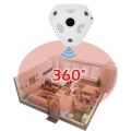 960P HD 3D Panoramic VR Camera, 360 Degree Multi Angle View, Two Way Talk, Motion Detection etc.