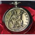 Stunning 1899 One Penny Pocket Watch in a Gift Box