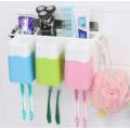 Simple & Stylish Toothbrush Combination Holder - No Drilling & No Nails