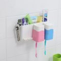 Simple & Stylish Toothbrush Combination Holder - No Drilling & No Nails