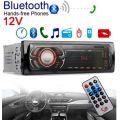 LED Bluetooth MP3 Car Radio & Remote - Supports USB, SD Card, Hands-free Calls, AUX, 5V Charging...